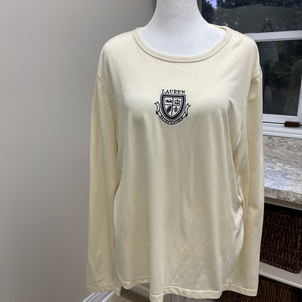 Ralph Lauren Cream Cotton Shirt